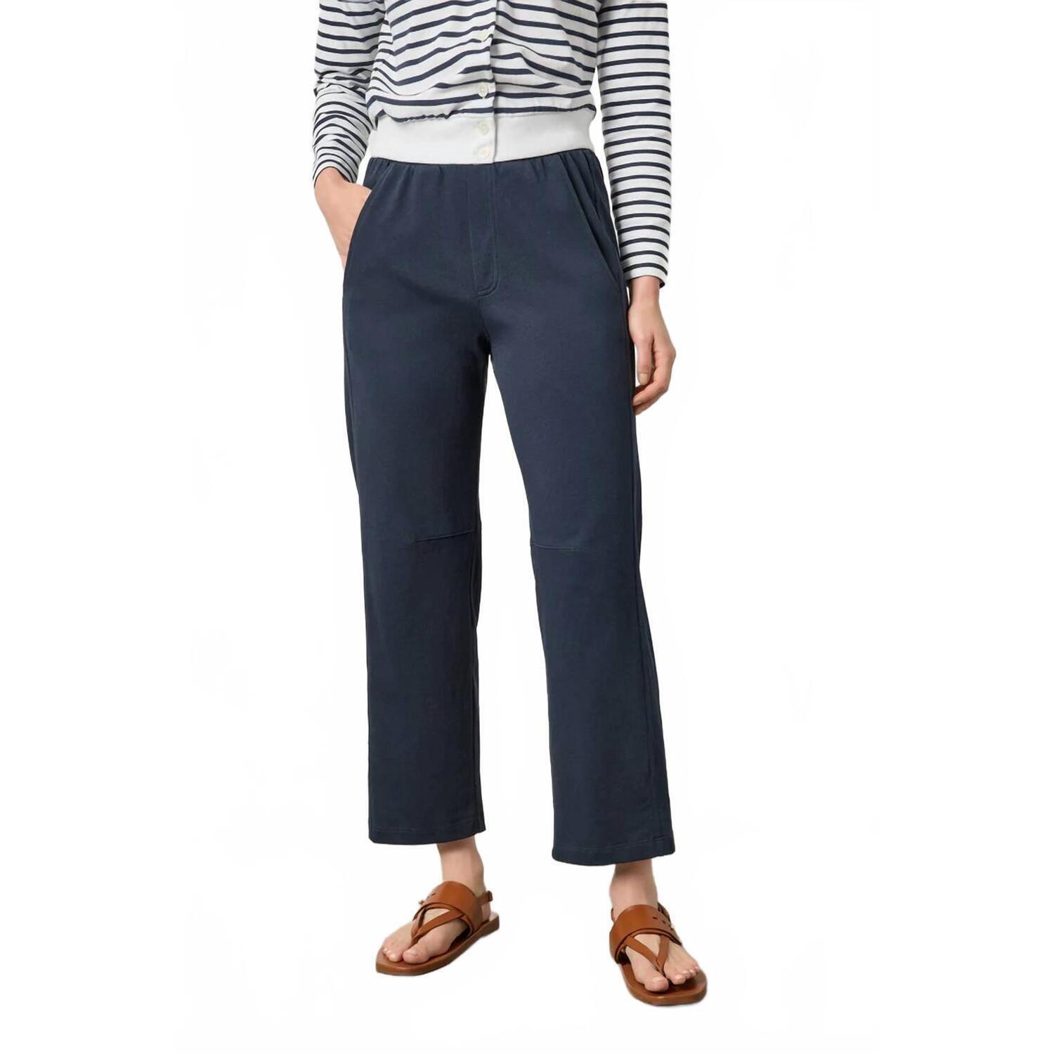 New Lilla P Side Panel Pant In Navy